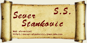 Sever Stanković vizit kartica